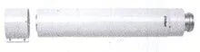 Concentrische rookgasbuis, Vaillant ECOmax, aluminium/aluminium, 80/125mm, L=500mm, wit