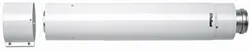 Concentrische rookgasbuis, Vaillant turboMAX, aluminium/aluminium, 60/100mm, L=1000mm, wit