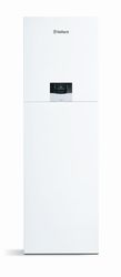 pompe à chaleur air/eau monobloc Vaillant uniTOWER adapté au fonctionnement hybride installation intérieure avec boiler 188L 1x220-240V balon inox, 2