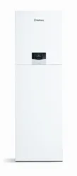 warmtepomp (lucht/water) monobloc Vaillant uniTOWER geschikt voor bijverwarming CV binnenopstelling met boiler 188L 1x220-240V email buffervat, 1 krin
