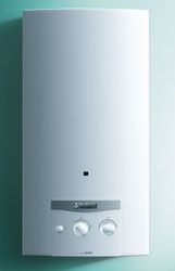 Chauffe-eau instantané à gaz, Vaillant atmoMAG 11 I2E, 19.2kW, gaz naturel, régulation modulante du brûleur, ouvert, allumage électronique