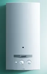 Doorstromer, Vaillant atmoMAG 11 I2E, badgeiser, 19.2kW, aardgas, branderregeling modulerend, open, elektronische ontsteking