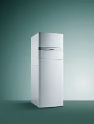 Gesloten condensatievloercombiketel met boiler 141 liter, Vaillant ecoCOMPACT VCC 206, cv 20 kW, ww 24.5 kW