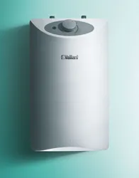 elektrische boiler close-up / bovenbouw Vaillant VEN . 10l VEN 10 O