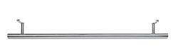 handdoekbeugel chroom 400mm voor Flat-V-Line vasco