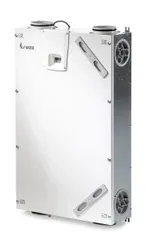 WTW-unit, Vasco Compact, D150, 150m3/h, D=125mm, 2 linkse en 2 rechtse aansluitingen