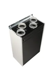 WTW-unit, Vasco Compact, 225, 225m3/h, D=125mm, 4 bovenaansluitingen
