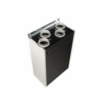 WTW-unit, Vasco, 225m3/h, D=125mm, 4 bovenaansluitingen