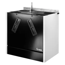 WTW-unit, Vasco Boost, 350, 350m3/h, D=180mm, 4 bovenaansluitingen