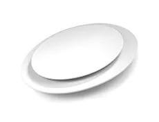 Toe-/afvoerventiel, Vasco EasyFlow Smiley 2.0, Ø125mm, rond, wit
