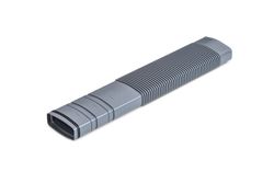 Ovaal luchtkanaal, Vasco EasyFlow, Ovaal, 60x126mm, L660mm, 6 stuks
