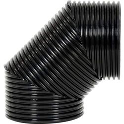 Bocht rond luchtkanaal, Vasco HR WTW 3000, 180mm, 90°, kunststof