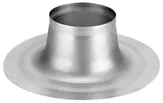 dakdoorvoerplaat Vasco Ø204mm geschikt voor platdak zwart rond HR WTW 3000