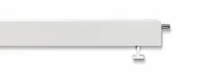 Paneelradiator, Vasco Flat-Plint-line T33, HxL=200x1000mm, 866W (75/65/20), wit, RAL0600, aansluiting rechts midden