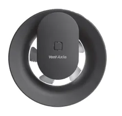 Badkamerventilator, Vent-Axia Svara, Black, Ø100mm, met hygrostaat