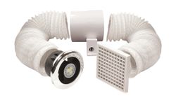 Badkamerventilator, Vent-Axia Vent-A-light B, Ø100mm