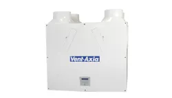 WTW-unit, Vent-Axia Sentinel Kinetic, KIN PLUS-BH-R, 432m3/h, D=180mm, 4 bovenaansluitingen