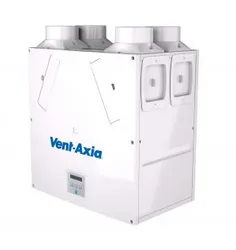 WTW-unit, Vent-Axia Sentinel Kinetic, FH, 325m3/h, D=125mm, 4 bovenaansluitingen