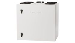 Unité de ventilation double flux, Ventilair Domekt, R 400 V HE L, 373m3/h, D=160mm, 4 connections en partie supérieure