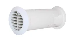 Wand-/dekdoorvoer rond luchtkanaal, Vent-Axia High-Rise, Ø100mm, L0.6mm