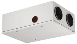 WTW-unit, Ventilair Domekt, R 700 F HE L, 764m3/h, D=250mm, 2 linkse en 2 rechtse aansluitingen