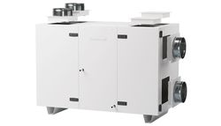 Unité de ventilation double flux, Ventilair Domekt, R 900 V HE R, 668m3/h, D=200mm, 4 connections en partie supérieure