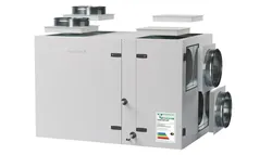 WTW-unit, Ventilair Verso R, 1300 L, 1380m3/h, D=315mm, 4 bovenaansluitingen