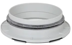 A160-TGV tuit 160mm uniflex plus grijs PPh ventilair