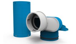 Ventielcollector, Vent-Axia Uniflexplus+ 90, 1 x Ø90mm rond