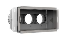 Collecteur pour conduit d'air, Vent-Axia, 3 x Ø69mm circulaire