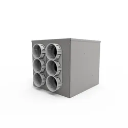 Verdeelbox ventilatie, Vent-Axia Uniflexplus+, Ø125mm, 6x69mm