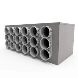 Verdeelbox ventilatie, Vent-Axia Uniflexplus+, Ø160mm, 18x69mm