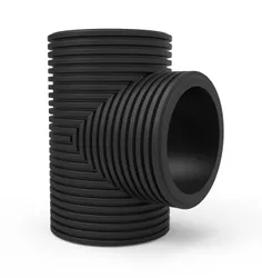 T-stuk dubbelwandig rond luchtkanaal, Vent-Axia Isocomplus+, 174mm