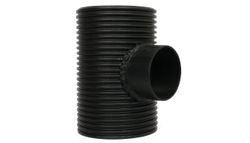 T-stuk dubbelwandig rond luchtkanaal, Vent-Axia Isocomplus+, 200/125mm
