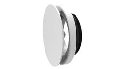 Bouche de pulsion et extraction, Vent-Axia Vent-Axia RV100, Ø100mm, circulaire, blanc