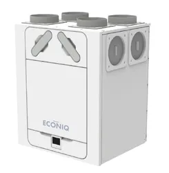 WTW-unit, Vent-Axia Econiq, 450, 450m3/h, D=200mm, 4 bovenaansluitingen