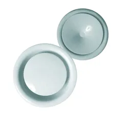 Bouche de pulsion, Sanutal air VALVE4U METAL, Ø125mm, circulaire, blanc