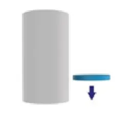 Tube de raccordement en plastique 125 mm avec capuchon