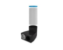 Collecteur pour conduit d'air, Ventichape VentiFlex 70, 2 x Ø70mm circulaire