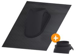 dakdoorvoerpan Orcon DX Easy Ø263mm zwart kunststof 263