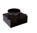 Pièce de transition rectangulaire-circulaire, Ventichape VentiFlex 80, Ø150mm, plastique, 200x80mm