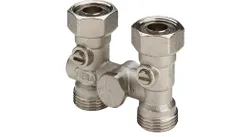 Sous-bloc en H, Viega Profipress 1096.0, 3/4" ek, droit, monotube/bitube, laiton