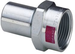 Insteek overgangsstuk, staal, 15x1/2" MF, verwarming, Viega Prestabo 1112.1