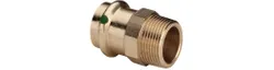 Persovergangsstuk, brons, 22mm x 3/4" M, Viega Profipress Koper 2211