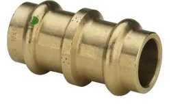Persverloopmof, brons, 15x14mm FF, (drink)water, Viega Sanpress 2215.2NC