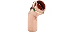 Courbe à sertir MF 45°, cuivre, 22mm MF, eau potable, Viega Profipress Koper 2426.1