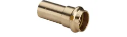 Insteek overgangsstuk, brons, 12x12 pers, gas, Viega Profipress G Koper 2613