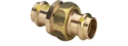 Raccord 3 pièces à sertir, bronze, 35 x 35, à sertir, gaz, Viega Profipress G Koper 2650