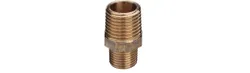 Draadverloopnippel, brons, 1" x 3/4" MM, Viega 3245