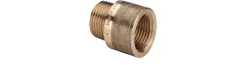Draadverlengstuk, brons, 1/2" x 20mm, Viega 3525